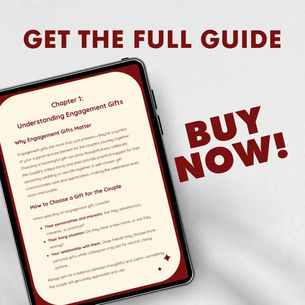 Thoughtful Ideas & Creative Gifts for Couples | Engagement Gifts for Couples | Digital eBook for Meaningful, Personalized & Unique Gift Inspiration
