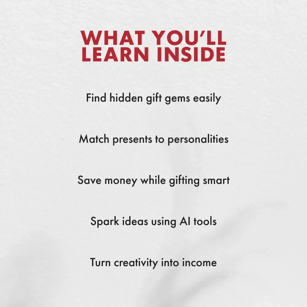 Hidden Treasures for the Holidays | Unique Gift Ideas Guide | Digital Download eBook for Creative Holiday Shopping, Personalized Gifts & Budget-Friendly Finds
