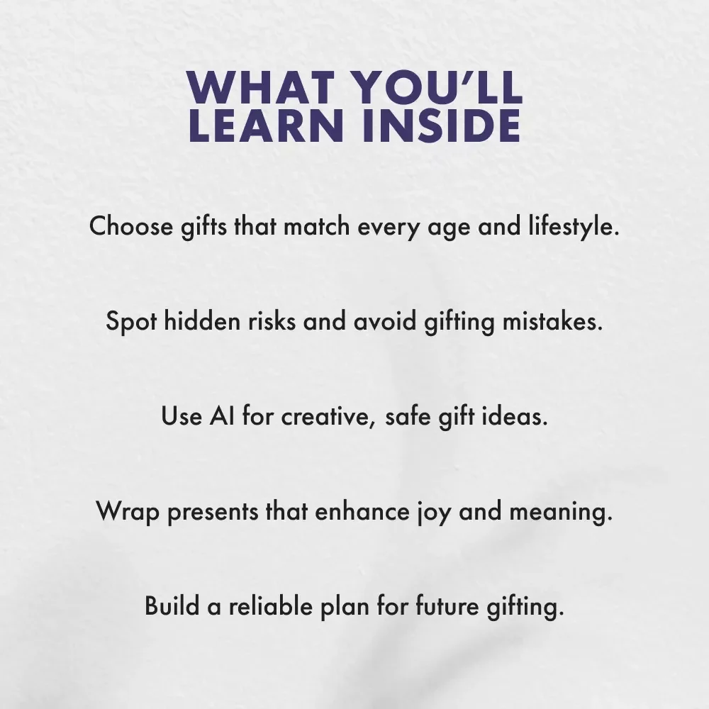 Guide to Choosing Family-Friendly Gifts | How to Come Up with Safe Gifts for Family | Digital Download Gift Guide for Thoughtful, Age-Appropriate Presents