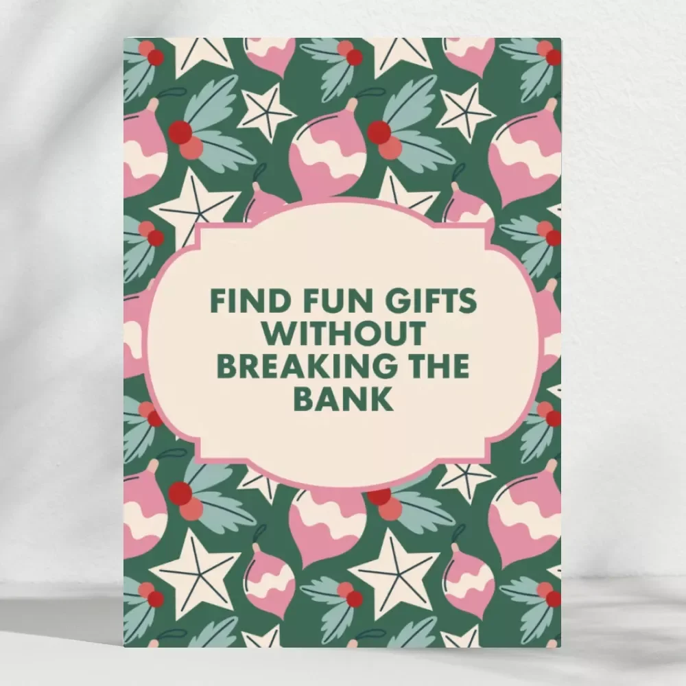 Find Fun Gifts Without Breaking the Bank | Budget-Friendly Gift Ideas Checklist | How to Find Budget Gifts for Friends | Printable Digital Download for Thoughtful Givers