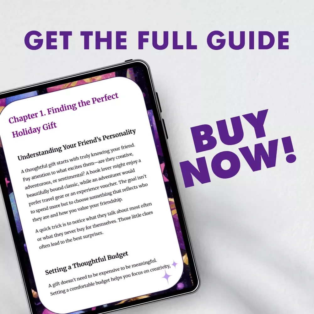 Best Gifts for Friends on Holidays | Ultimate Digital Guide for Thoughtful, Creative, and Meaningful Holiday Gift Ideas | Personalized eBook for Friendship and Festive Gifting Inspiration