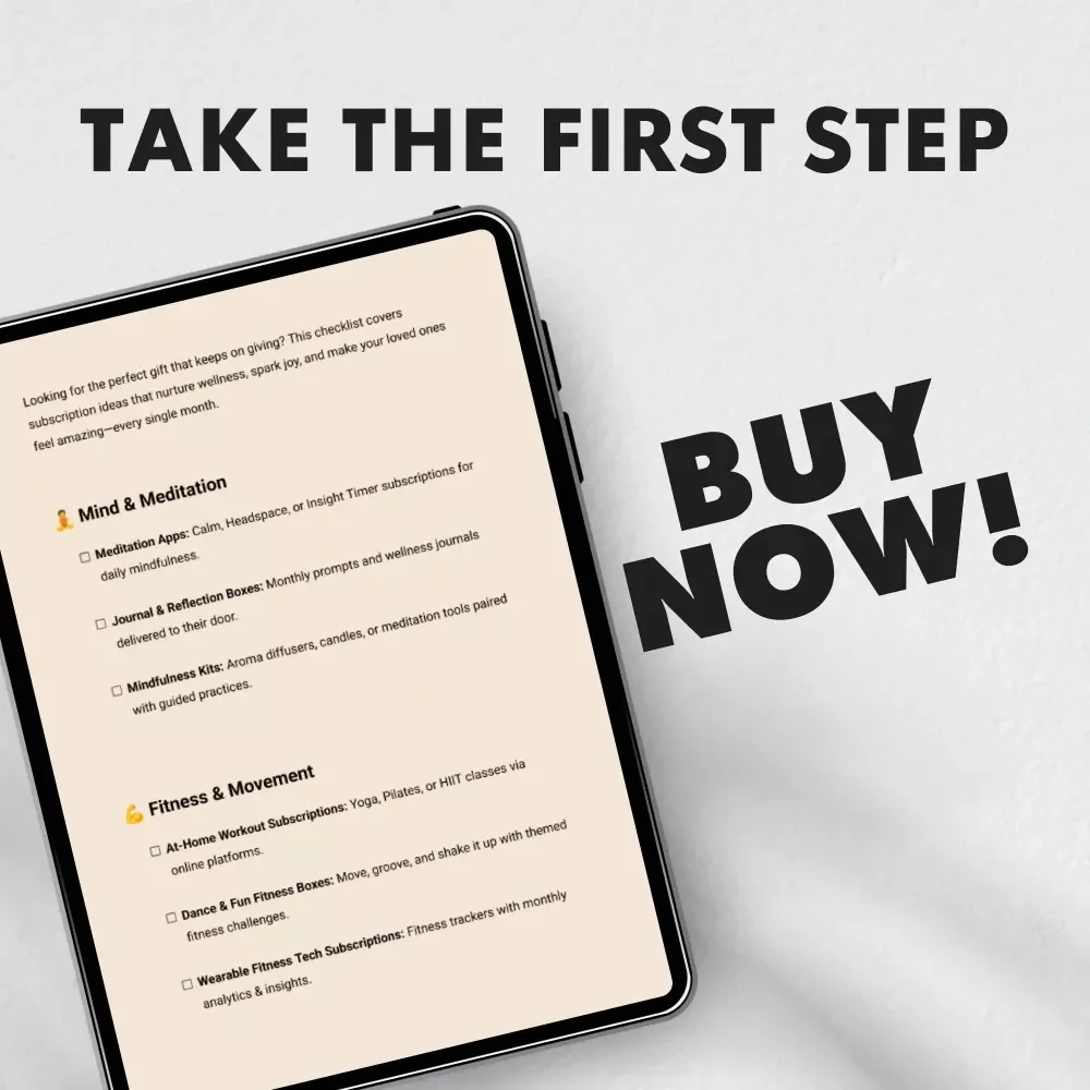 The Ultimate Wellness Subscription Gift Checklist - Mindfulness, Fitness, Self-Care & More