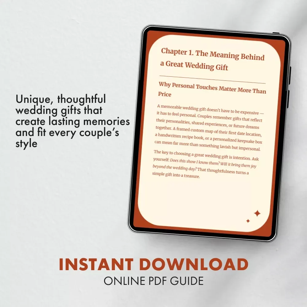 Wedding Gift Ideas That Truly Stand Out - Creative & Personalized Gift Guide