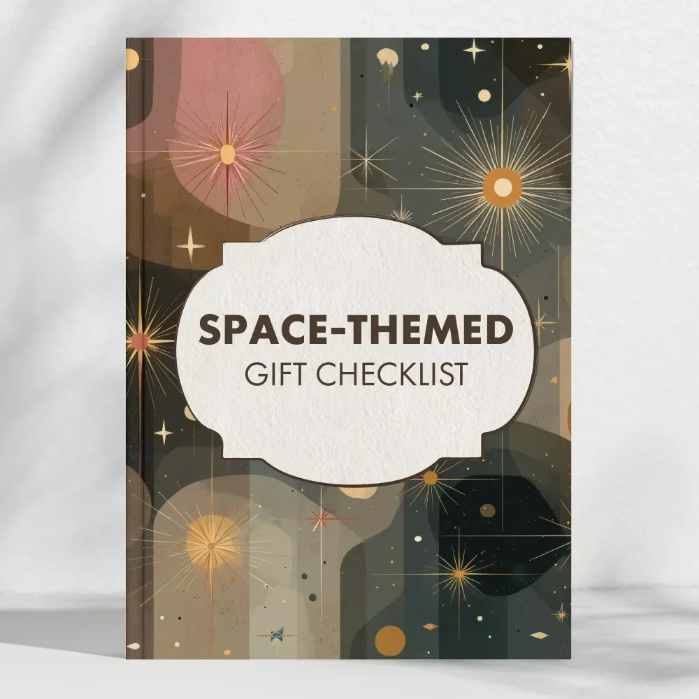 Space-Themed Gift Checklist | Ultimate Digital Download for Space Lovers | Cosmic Gift Ideas for Astronomy, Sci-Fi & Galaxy Decor Fans