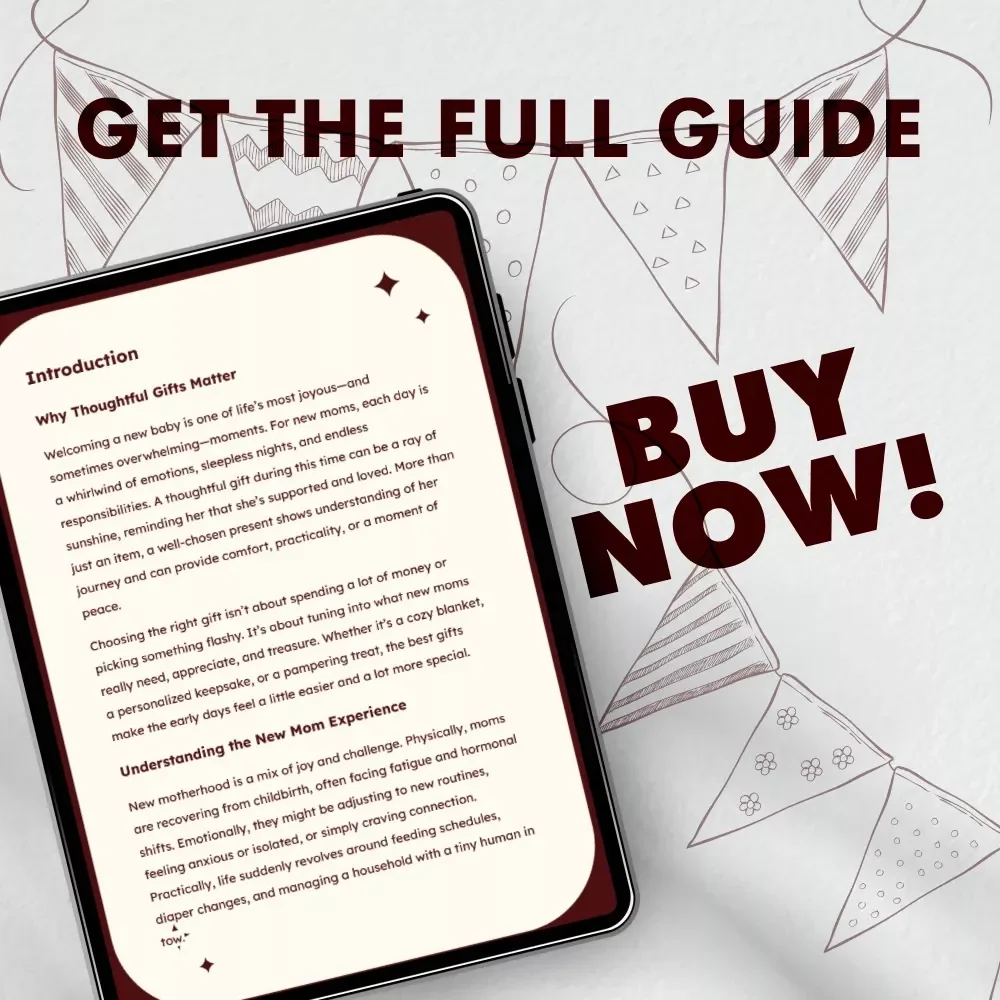 Thoughtful Gift Ideas Every New Mom Will Love | Digital Guide for Heartfelt, Practical & Self-Care New Mom Gift Ideas