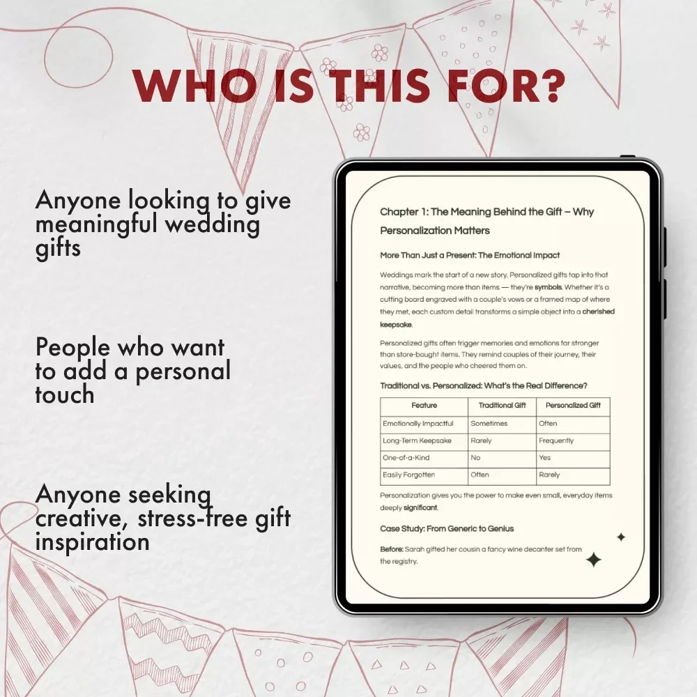 The Art of Memorable Wedding Gifts | Personalized Wedding Gifts Guide | Unique & Thoughtful Gift Ideas for Couples