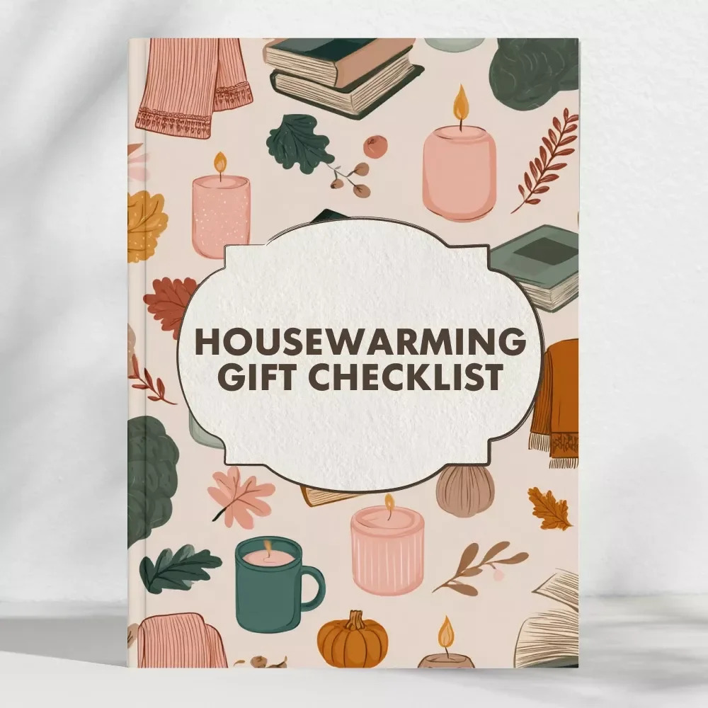 Housewarming Gift Checklist | What to Buy for Housewarming | Printable Digital Download Guide for Perfect Home Gifts