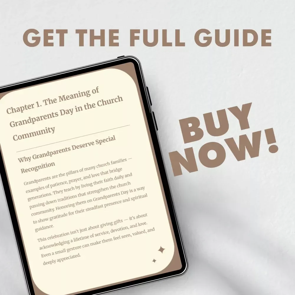 Grandparents Day Gifts for Church: A Guide to Meaningful, Faith-Based Celebrations