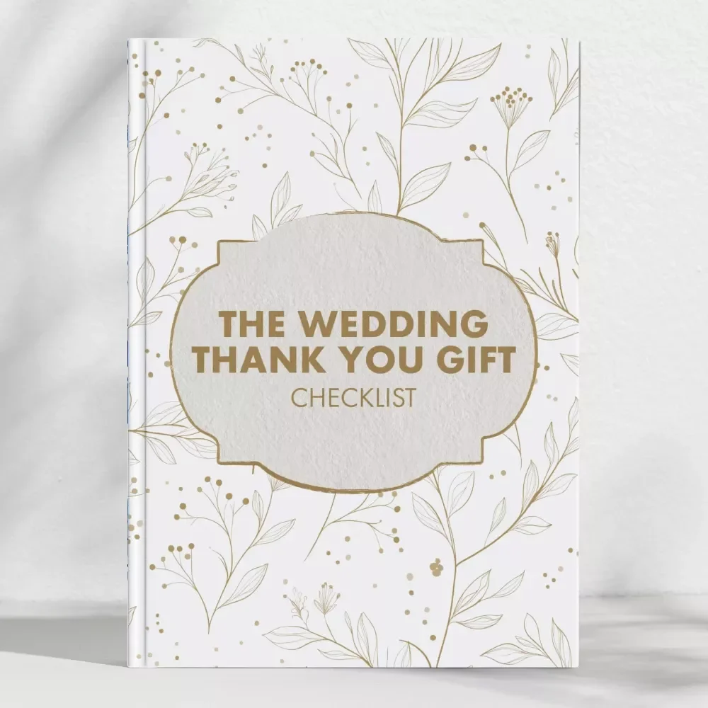 The Wedding Thank You Gift Checklist | Digital Download for Wedding Thank You Gifts | Printable Guide for Couples