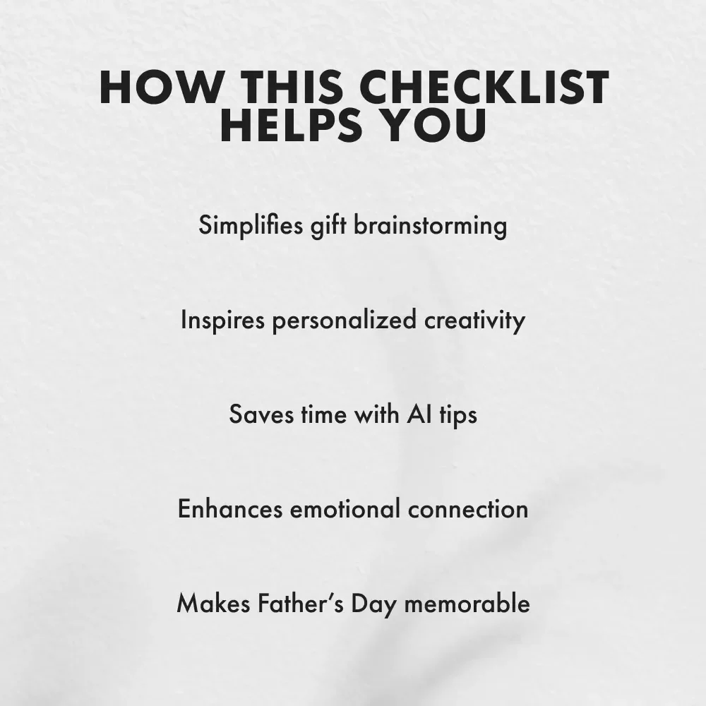 “Legendary Dad”: Personalized Father’s Day Gifts | Ultimate Checklist for Meaningful, Custom Father’s Day Surprises | Digital Download Guide for Thoughtful Gift Givers