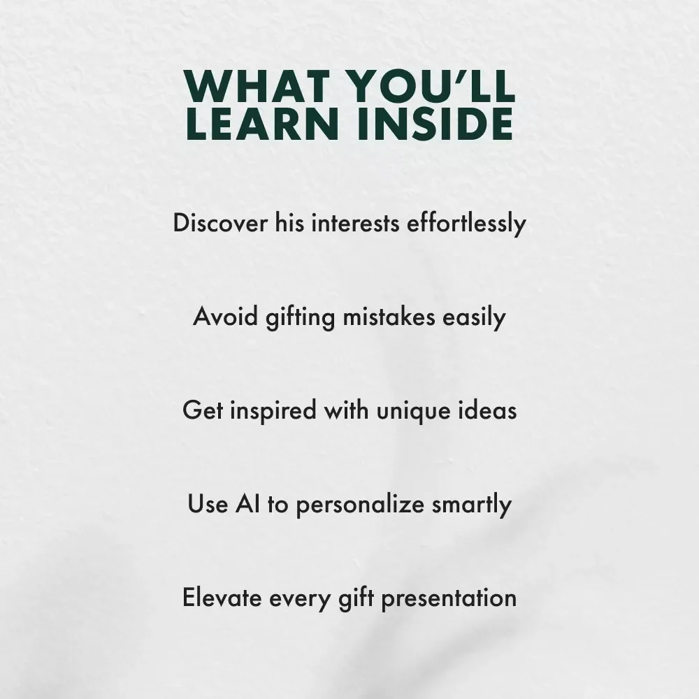 A Creative Guide to Personalized Surprises for Him | Digital eBook for Thoughtful Gift Ideas, Romantic Gestures & Unique Personalized Gifts for Him