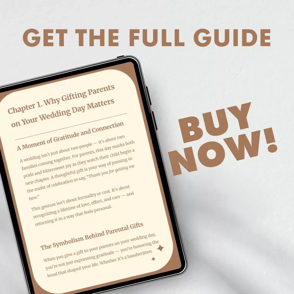 Meaningful Gifts for Parents on Your Wedding Day: Thoughtful Gift Ideas eBook