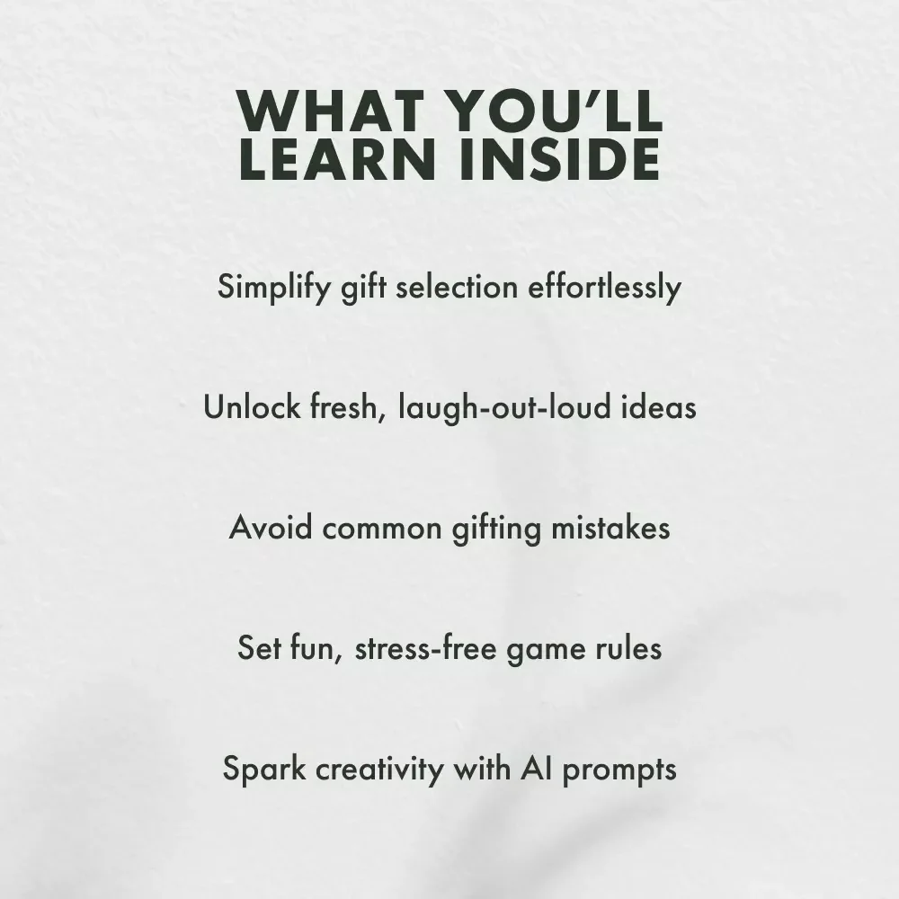 White Elephant Hilarious Gift Ideas | Ultimate Guide for Funny, Unique & Memorable White Elephant Gift Ideas | Digital Download eBook & Checklist for Holiday Parties, Office Games & Family Fun