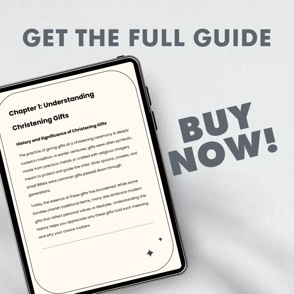 Gifts From the Heart for Little Blessings | Christening Gifts eBook | Meaningful Christening Gift Guide | Digital Download for Thoughtful Givers