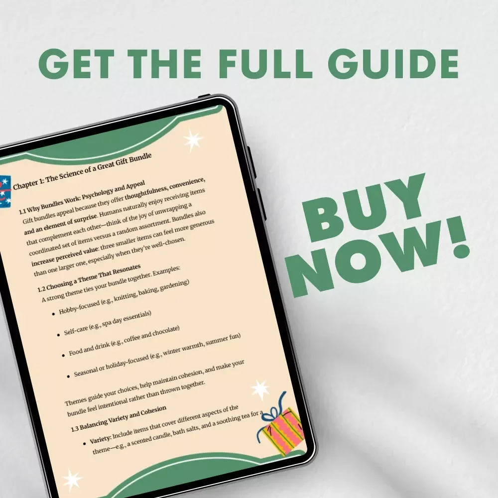 The Art of Crafting Irresistible Gift Bundles | Digital Guide for Perfect Gift Pairings | Learn What Items Work Well Together in a Gift Bundle