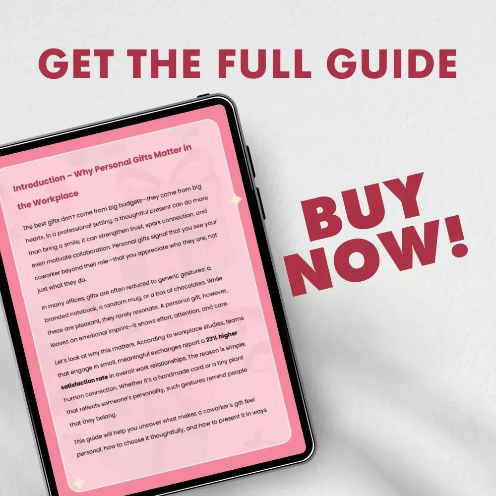How to Find Coworker Presents That Feel Personal | Digital Guide for Meaningful Workplace Gift Ideas | Learn How to Find Gifts for Coworkers That Feel Personal