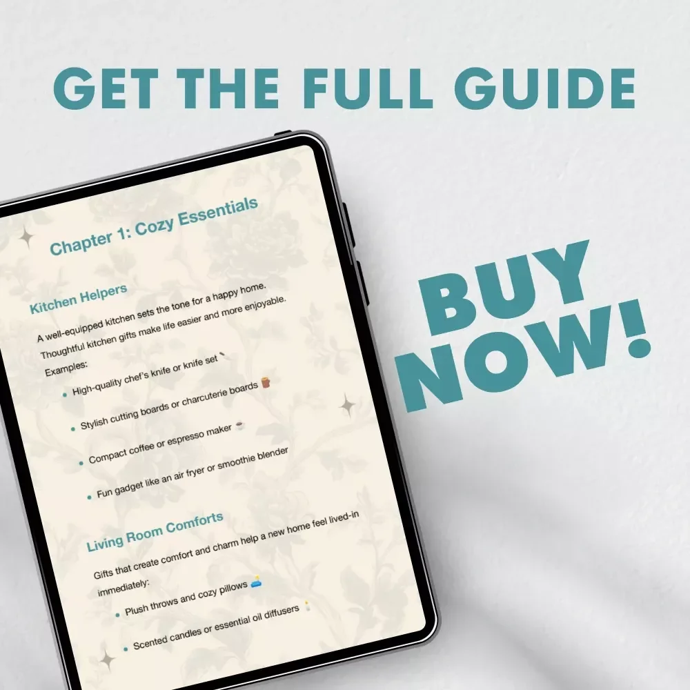 Fresh Starts, Thoughtful Gifts | Top 20 House Warming Gifts Guide | Digital Download Gift Ideas eBook for New Homes, Cozy Essentials, and Creative Inspirations