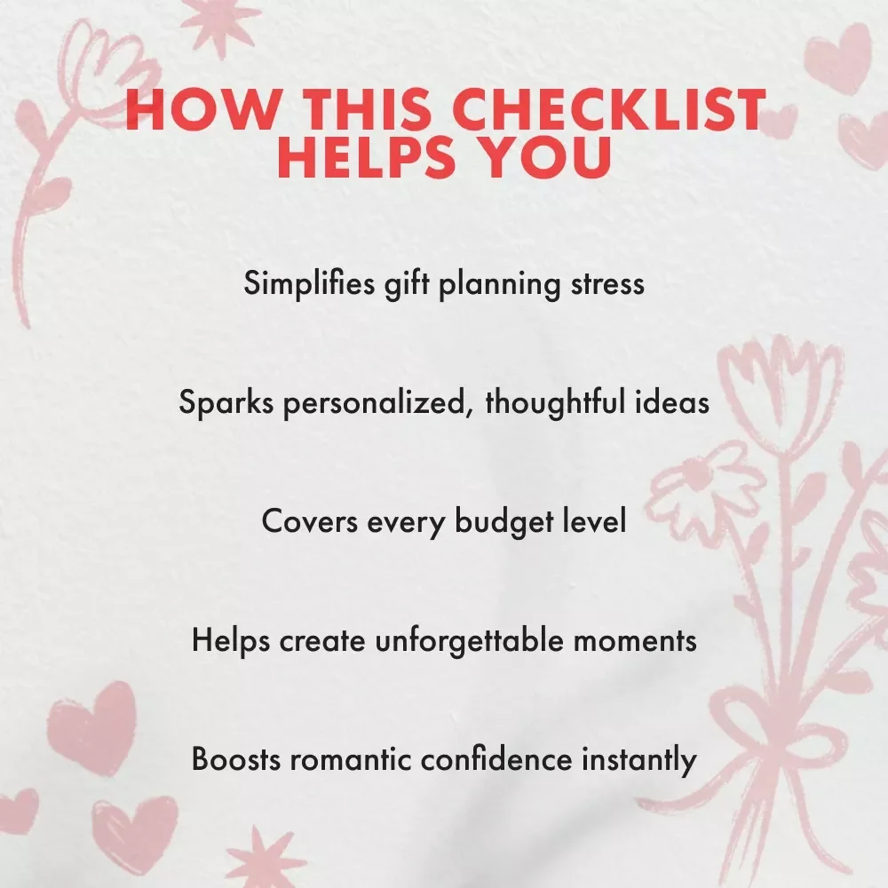 The Ultimate Valentine’s Gift Checklist for Your Girlfriend: Make Her Heart Melt! | Best Valentine Gift for Girlfriend | Printable Digital Download