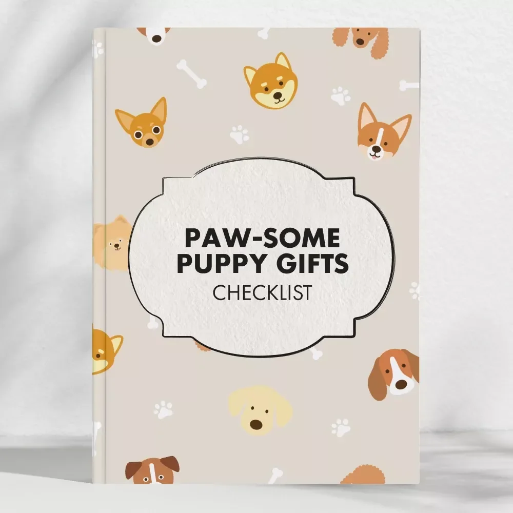 Paw-some Puppy Gifts Checklist | Digital Download | How to Choose Gifts for a New Puppy | Printable Puppy Gift Guide for New Dog Owners