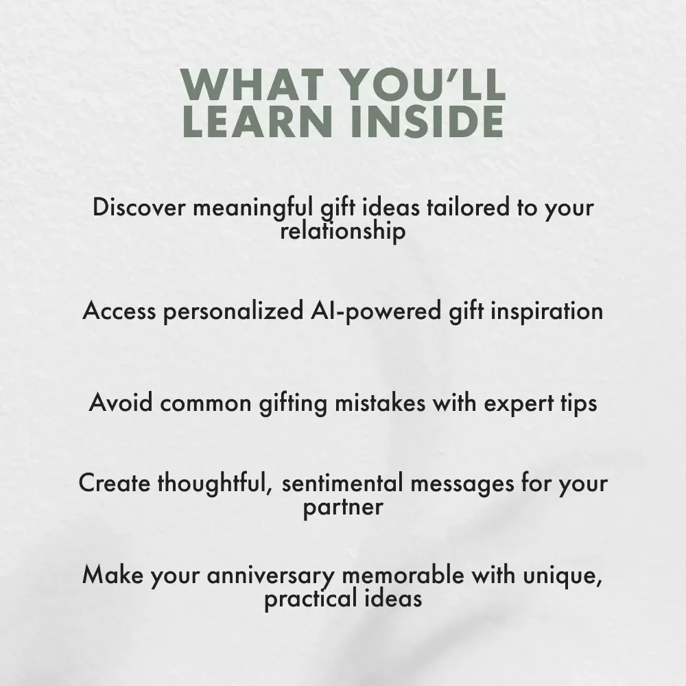 Timeless Love, Thoughtful Gifts - The Ultimate 5th Anniversary Gift Guide, eBook & Inspiration