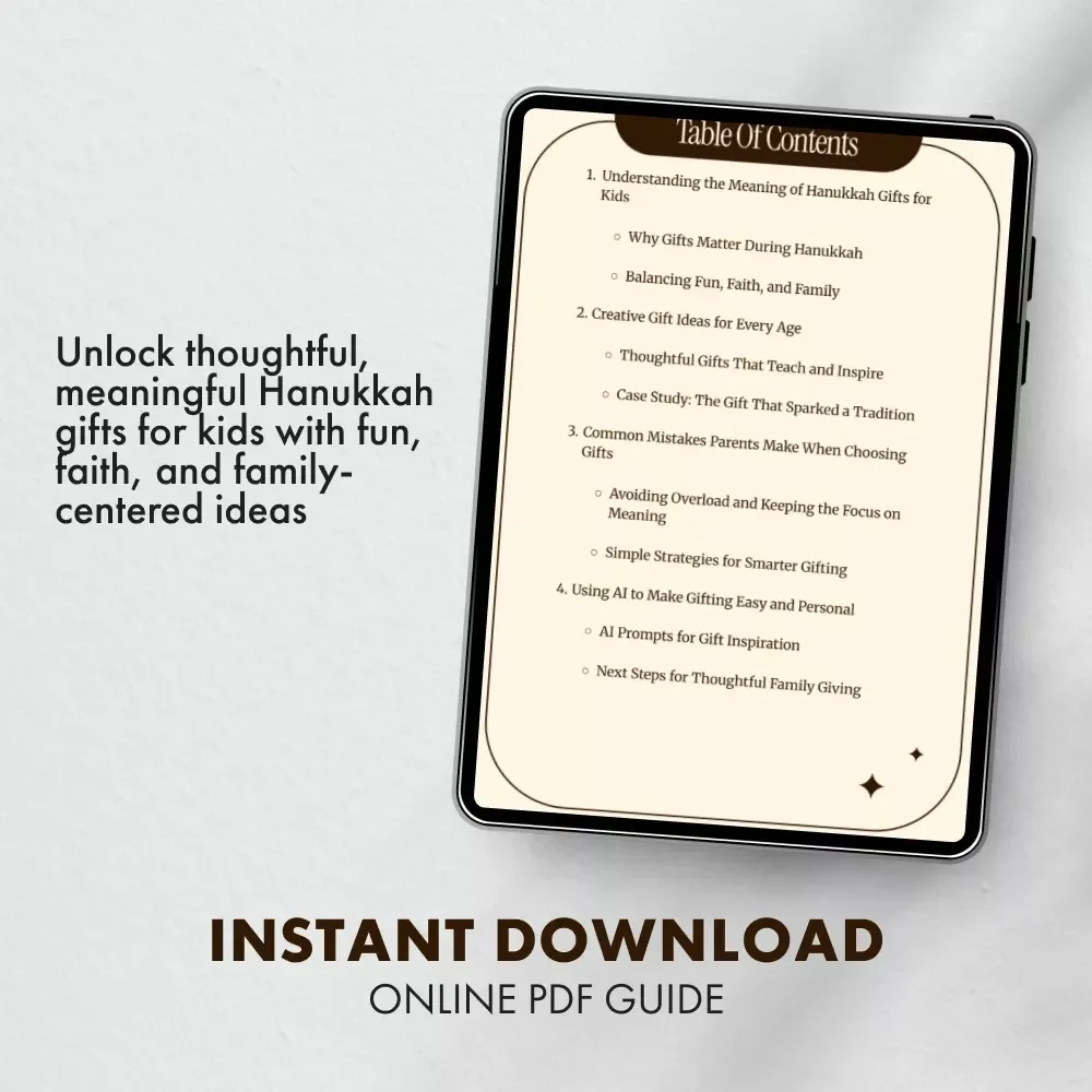 Hanukkah Gifts for Kids That Spark Joy and Wonder: A Guide to Thoughtful, Meaningful Gifting