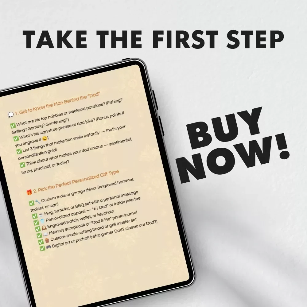 “Legendary Dad”: Personalized Father’s Day Gifts | Ultimate Checklist for Meaningful, Custom Father’s Day Surprises | Digital Download Guide for Thoughtful Gift Givers
