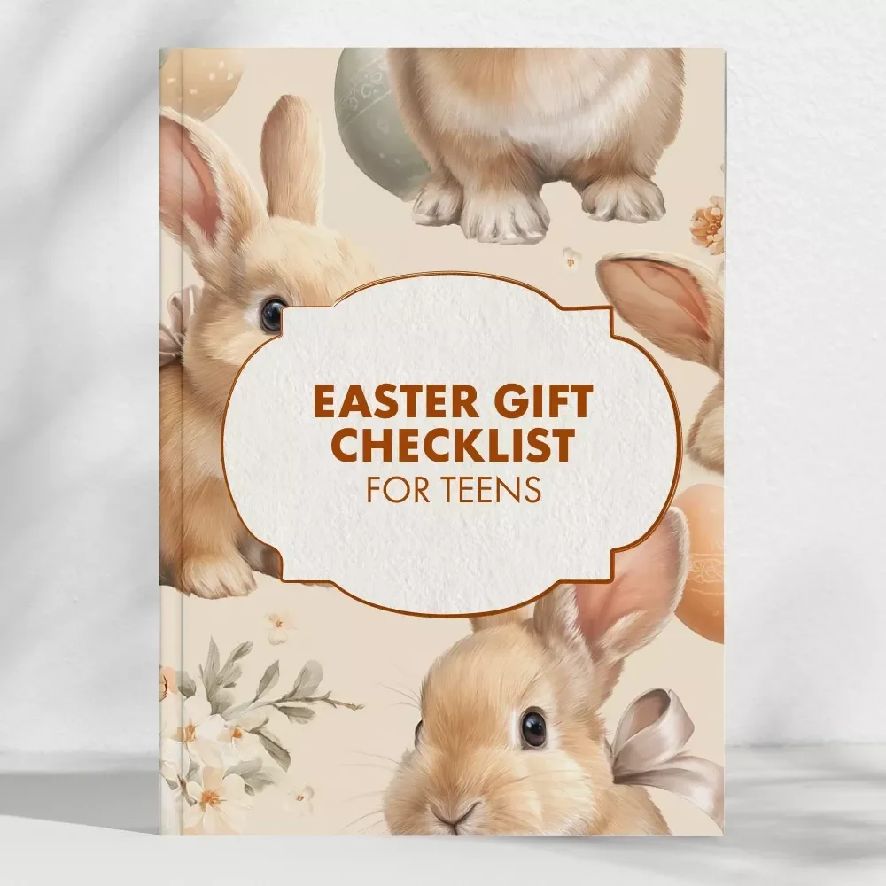 Easter Gift Checklist for Teens: Trendy, Fun & Totally Egg-citing! | Printable Digital Download | Easter Gifts for Teens | Teen Easter Basket Ideas | DIY Teen Gift Planner
