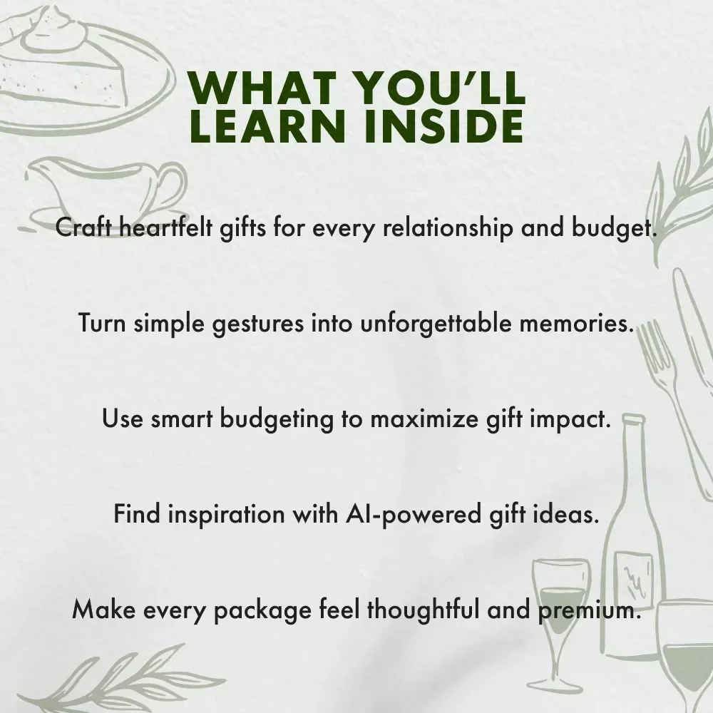 Guide to Thanksgiving Gifts | Thoughtful Thanksgiving Gift Ideas eBook | Digital Download for Creative Gift-Giving Inspiration & Budget-Friendly Thanksgiving Gifts