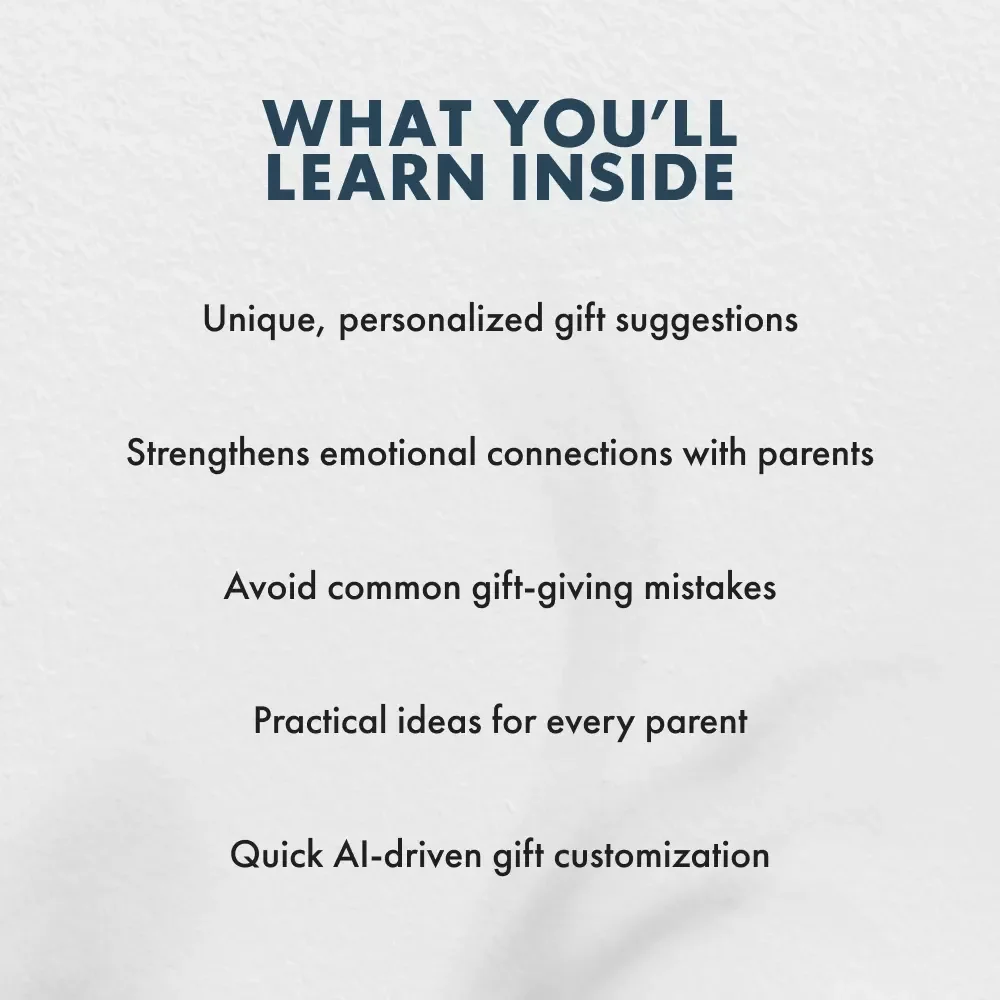 Parent Appreciation Day Gift Ideas Guide: Thoughtful & Personalized Gifts for Every Parent