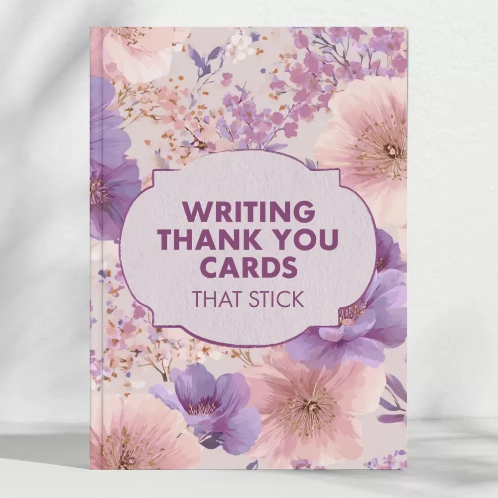 Writing Thank You Cards That Stick | How to Write Gift Thank You Notes | Printable Digital Guide for Perfect Messages
