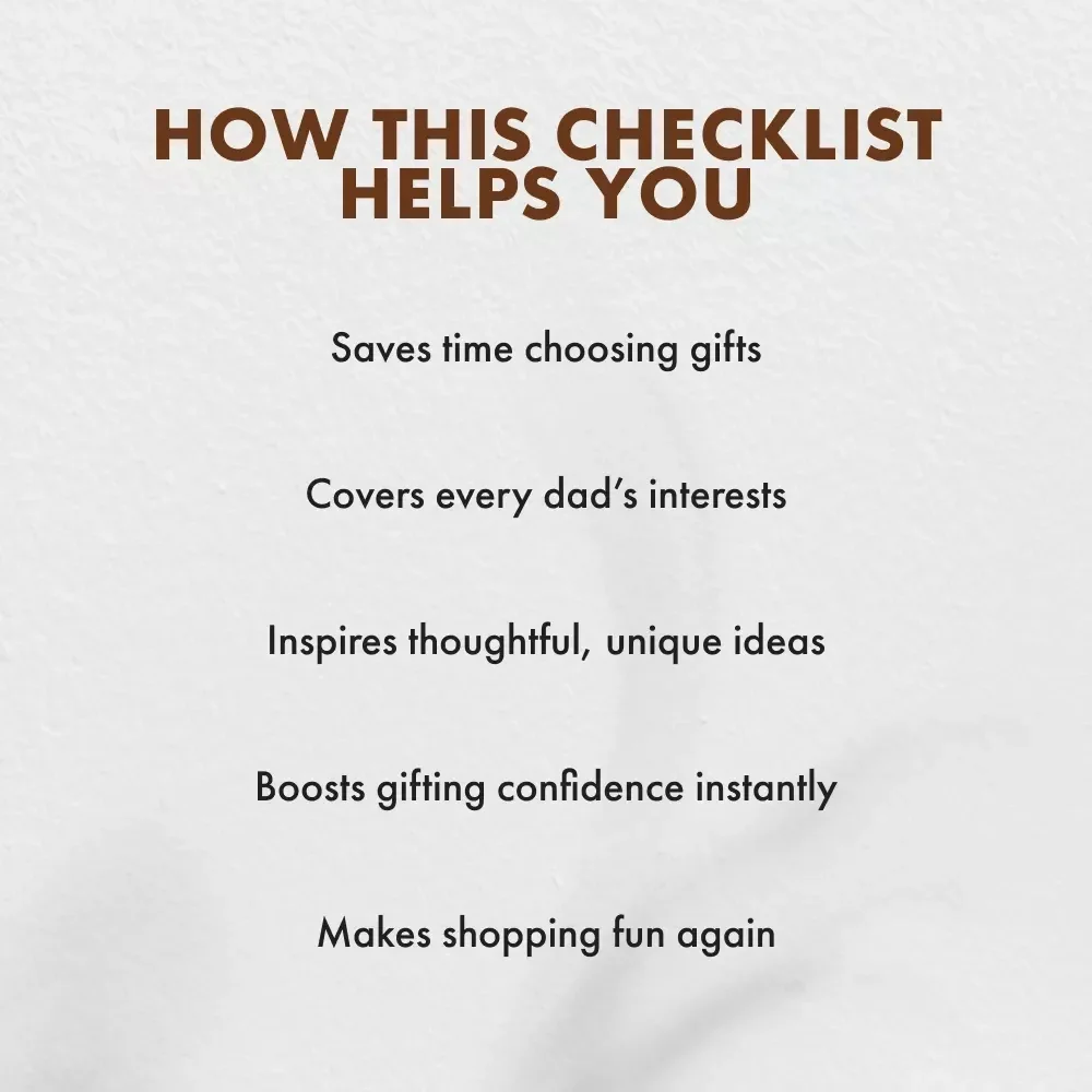 Father’s Day Top Gifts Checklist: Make Dad Smile This Year | Ultimate Digital Guide for Father’s Day Gift Ideas | Printable Gift Planner for Dads Who Deserve the Best