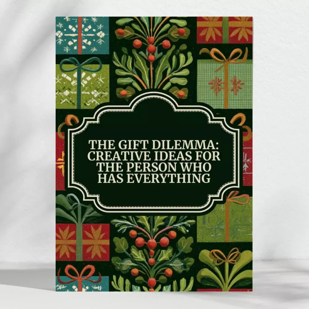 The Gift Dilemma: Creative Ideas for the Person Who Has Everything | Unique Gift Guide, Digital Download for Thoughtful Givers | Perfect Gift for Person Who Has Everything