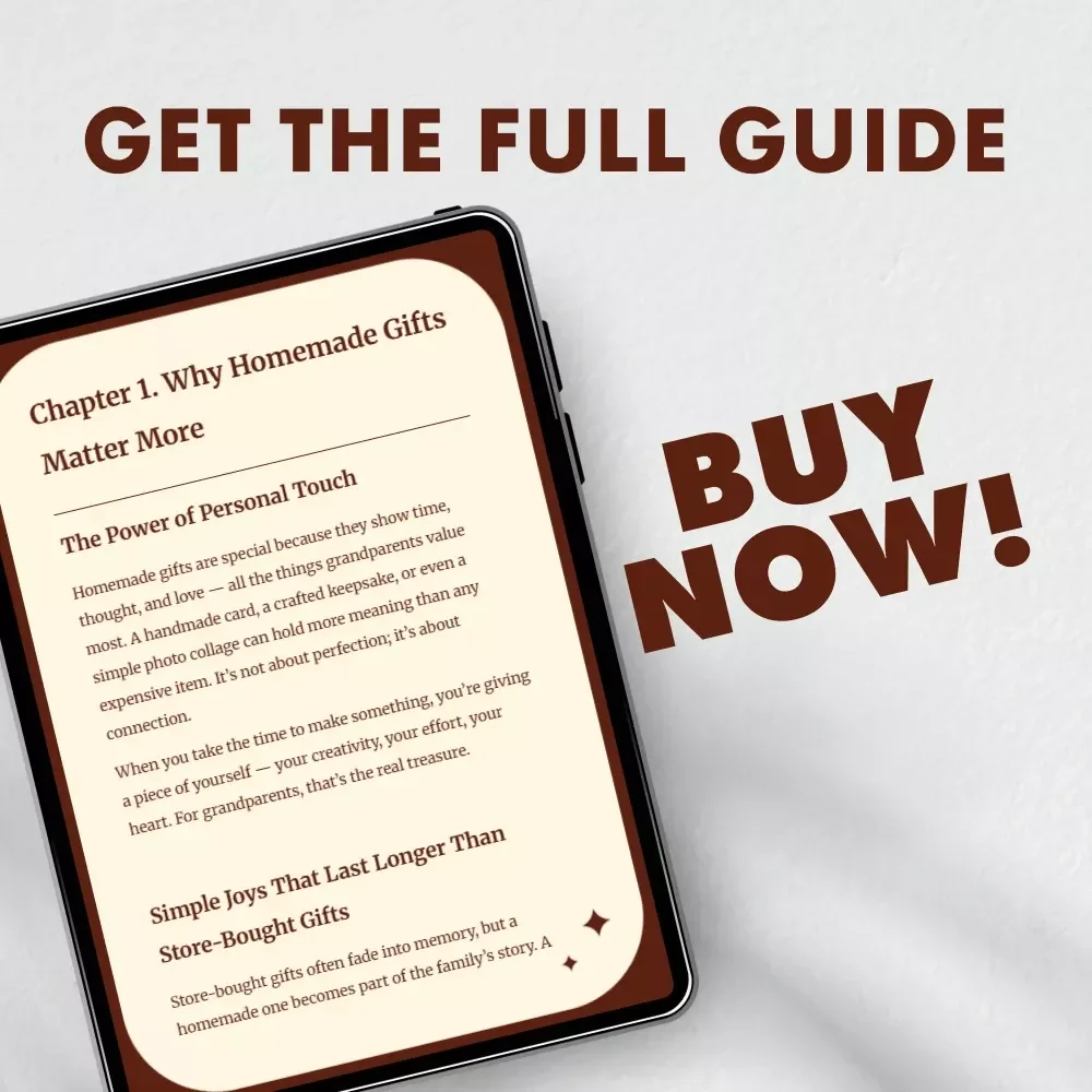 Homemade Grandparents Day Gifts: A Creative Guide to Thoughtful, Heartfelt Presents