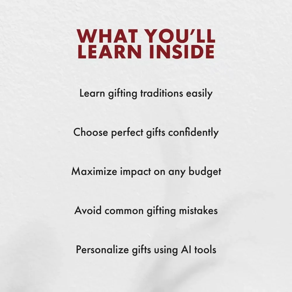 Lunar New Year Gifts Guide | Digital Download | Lunar New Year Gift Ideas, Traditions, and AI Personalization Tips for Perfect Gifting