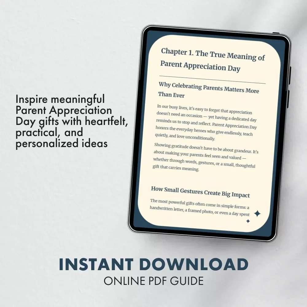 Parent Appreciation Day Gift Ideas Guide: Thoughtful & Personalized Gifts for Every Parent