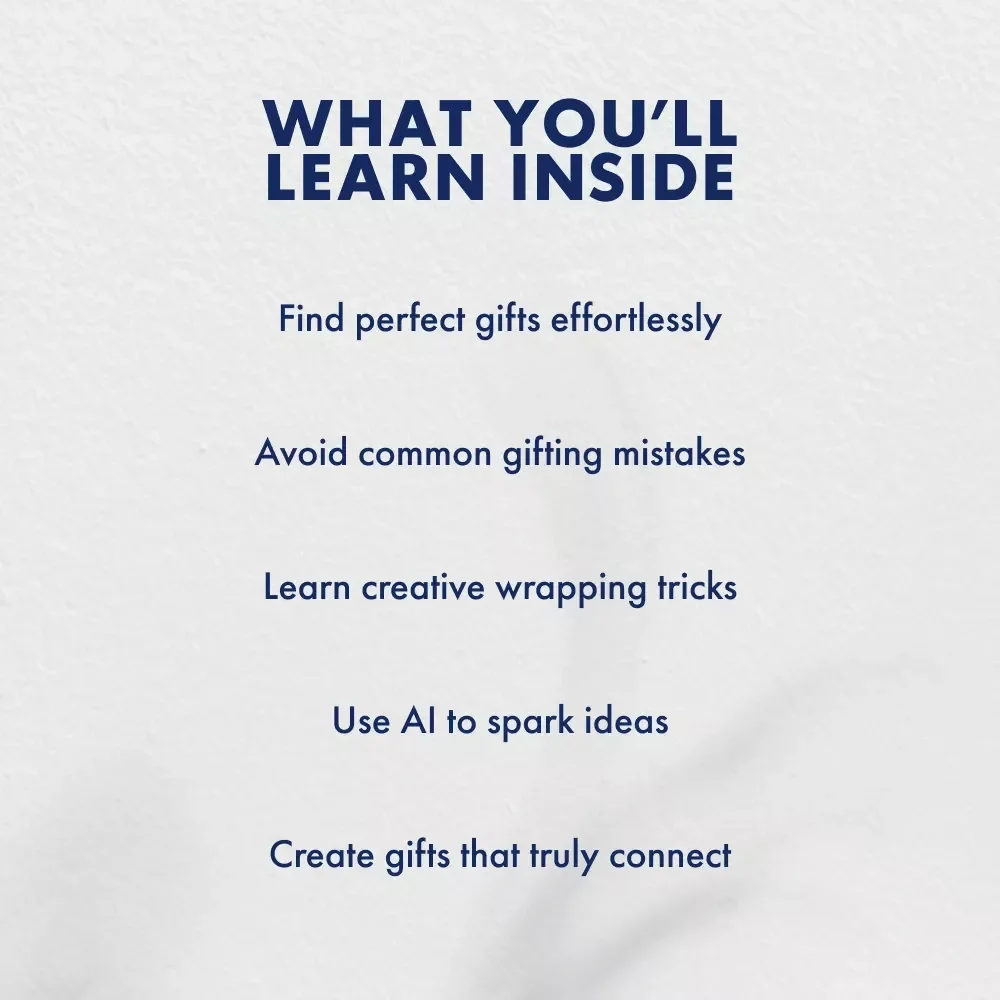 Gift Ideas That Truly Connect | Thoughtful Thank You Gift Ideas Guide for Meaningful Giving | Digital Download eBook for Creative, Personalized & Heartfelt Gifts
