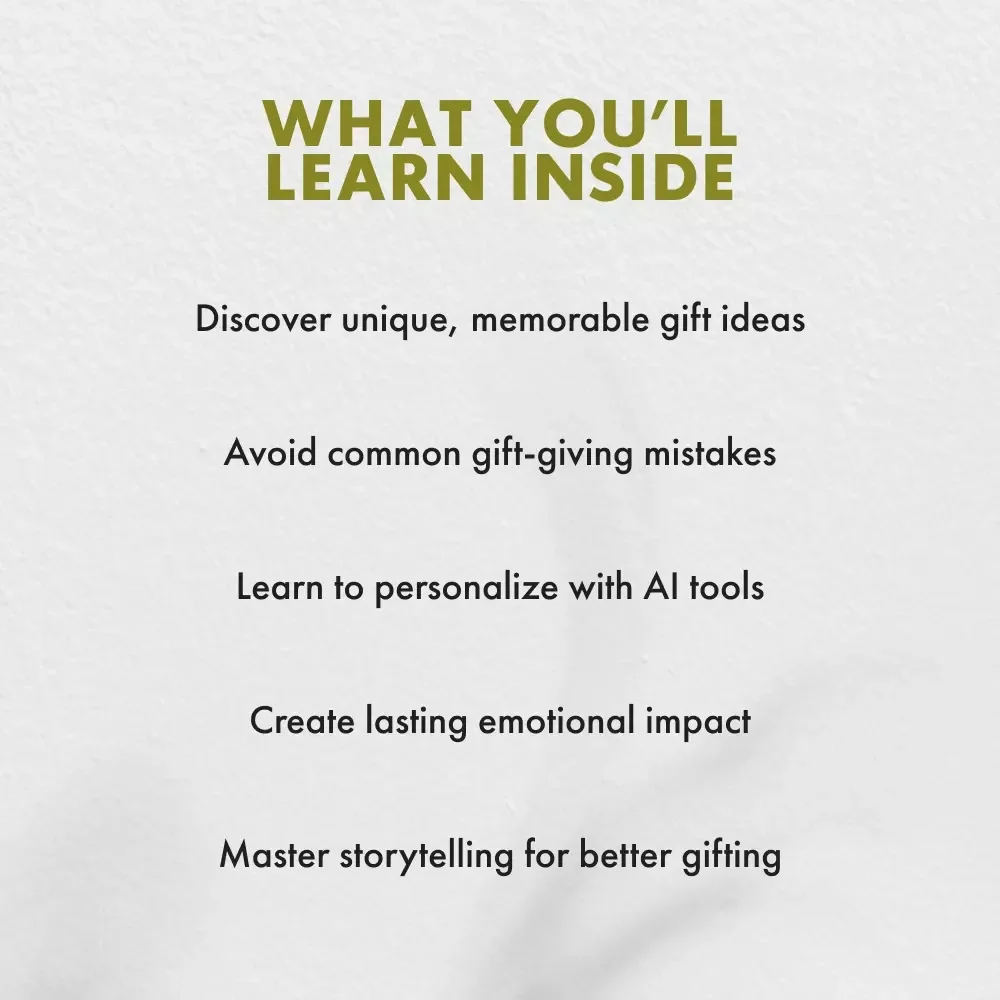 The Gift Dilemma: Creative Ideas for the Person Who Has Everything | Unique Gift Guide, Digital Download for Thoughtful Givers | Perfect Gift for Person Who Has Everything