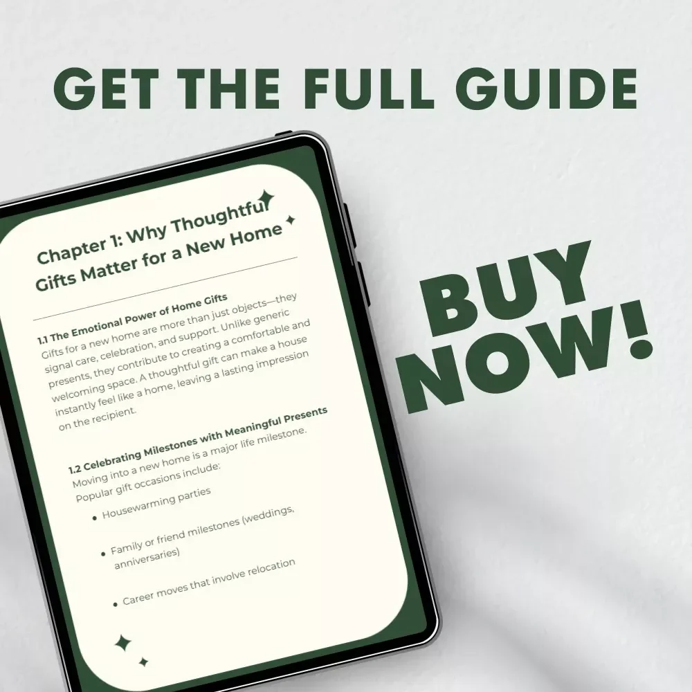 Gifts to Make Every New House Feel Like Home | Thoughtful Gifts for New Homeowners | Digital Guide for Perfect Housewarming Gifts