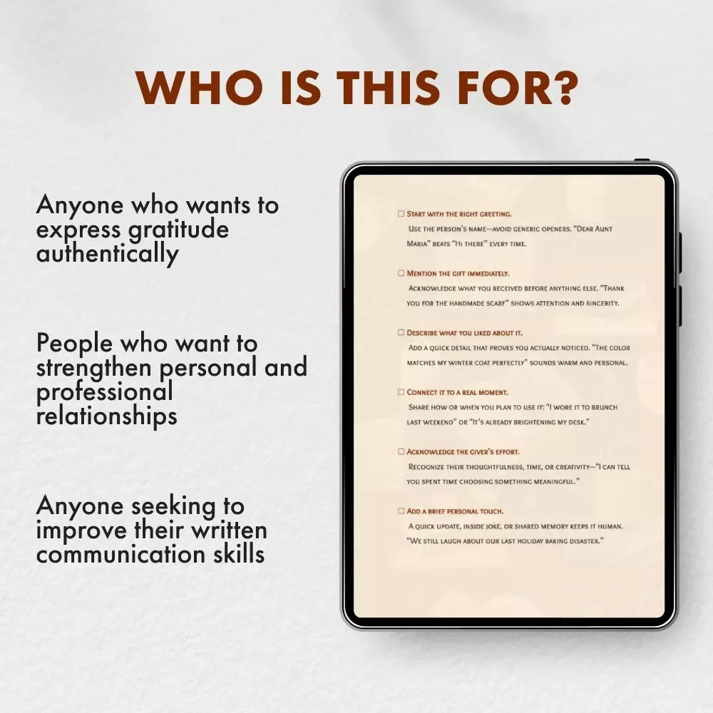 Writing Gratitude That Feels Genuine: A Heartfelt Thank-You Letter Guide for Personalized Messages
