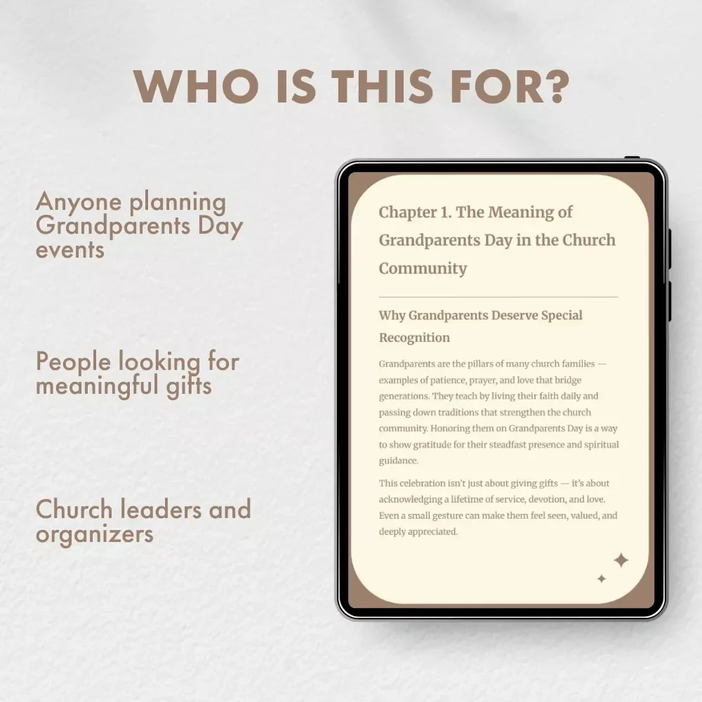 Grandparents Day Gifts for Church: A Guide to Meaningful, Faith-Based Celebrations
