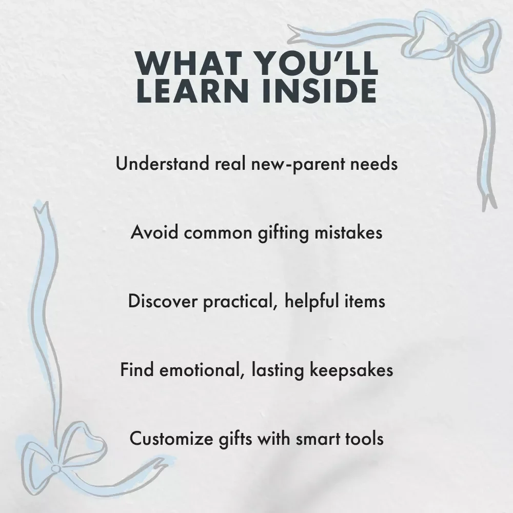 Finding the Perfect Presents for New Parents | eBook Guide on How to Find Gifts for New Parents | Digital Download for Thoughtful Gift-Giving Inspiration