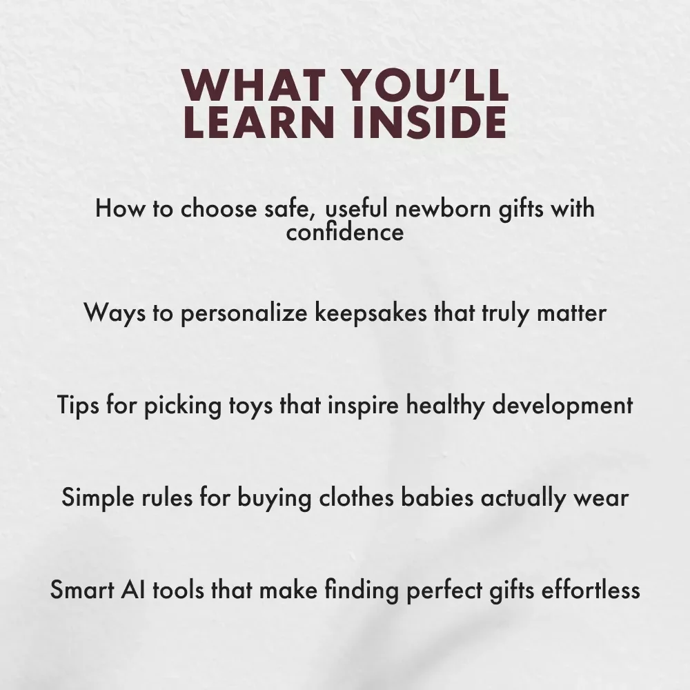 Thoughtful and Delightful Baby Gifts for Girls | Digital eBook Guide for New Parents, Gift Givers & Baby Shower Inspiration | Perfect Baby Gifts for Girls Ideas, Keepsakes & AI Gift Tools