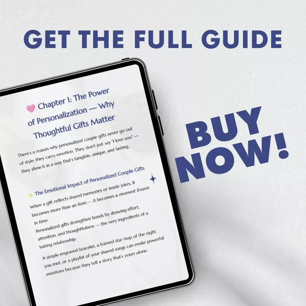 Personalized Couple Gifts That Tell Your Love Story | Romantic Gift Ideas, Relationship Guide & Custom Gift Inspiration eBook for Meaningful Moments