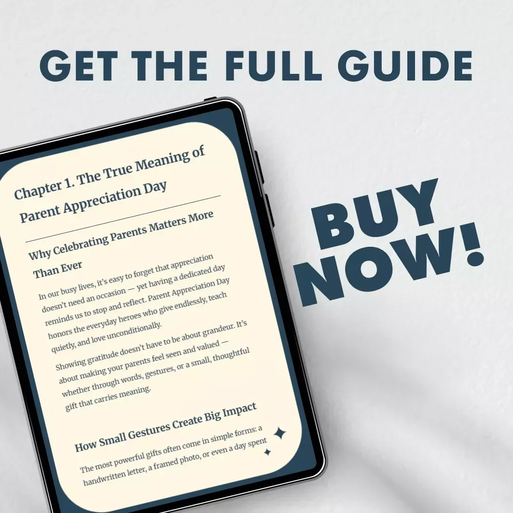 Parent Appreciation Day Gift Ideas Guide: Thoughtful & Personalized Gifts for Every Parent
