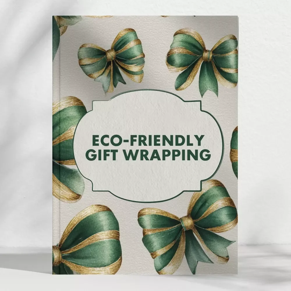 A Checklist for Eco-Friendly Gift Wrapping | Sustainable Holiday Gift Wrap Ideas | Digital Download Guide for Green Gifting | Learn What Eco-Friendly Materials to Use for Wrapping