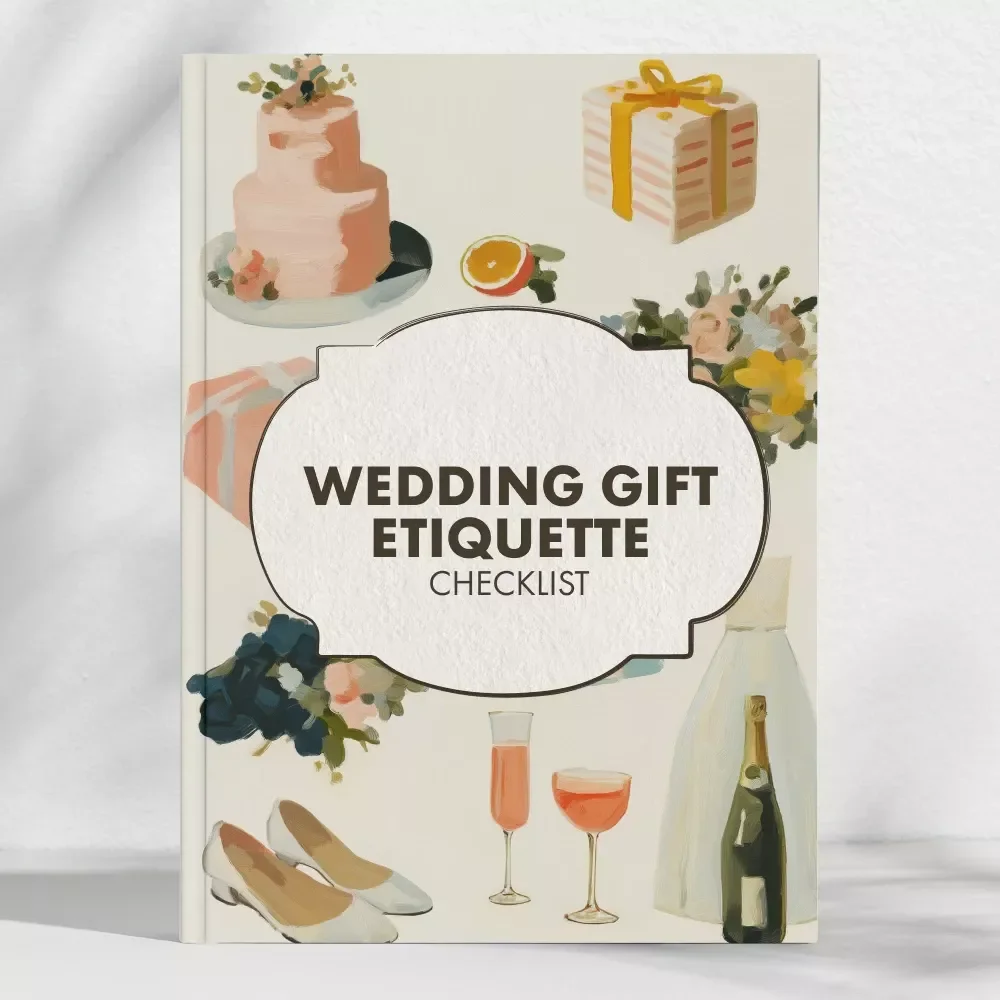 How Much Money to Give as a Wedding Gift | Printable Wedding Gift Etiquette Checklist | Digital Download Guide for Gift Amounts and Presentation Ideas | how much money for wedding gift