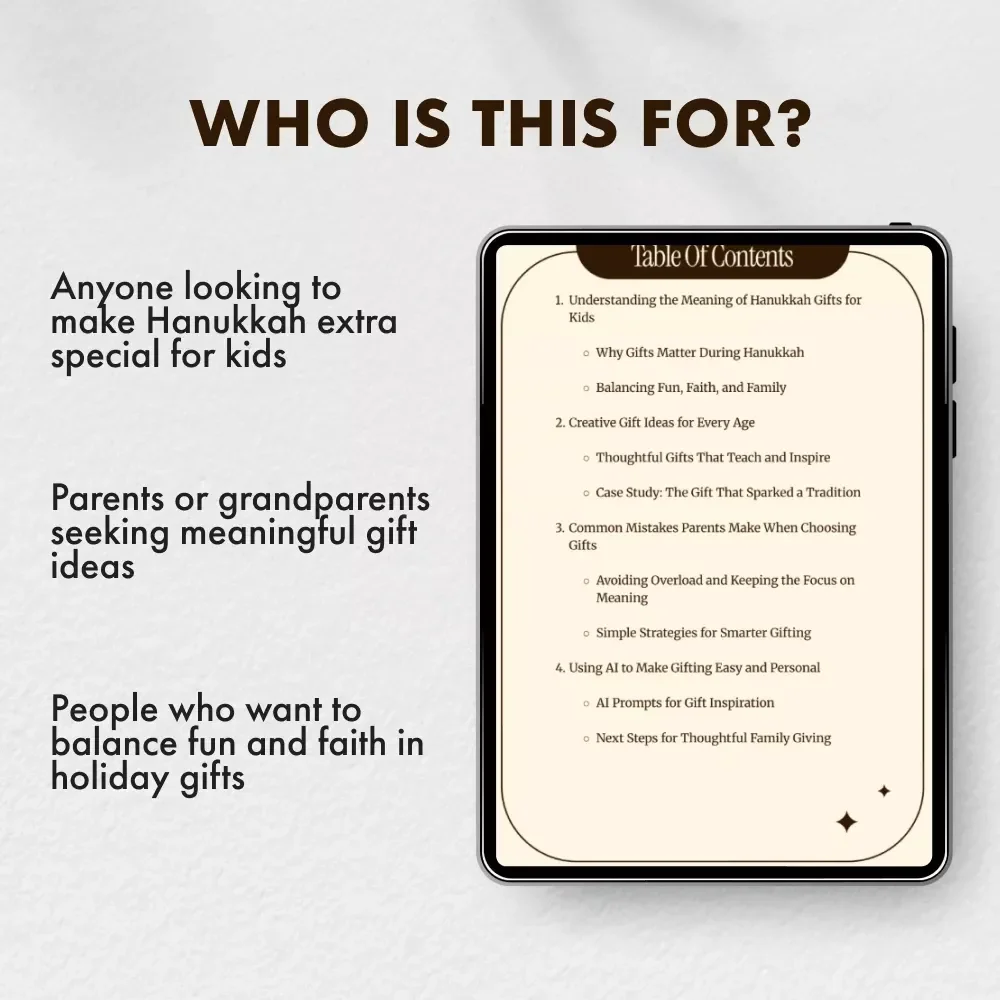 Hanukkah Gifts for Kids That Spark Joy and Wonder: A Guide to Thoughtful, Meaningful Gifting