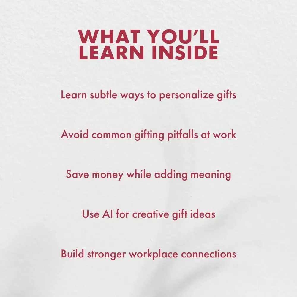 How to Find Coworker Presents That Feel Personal | Digital Guide for Meaningful Workplace Gift Ideas | Learn How to Find Gifts for Coworkers That Feel Personal