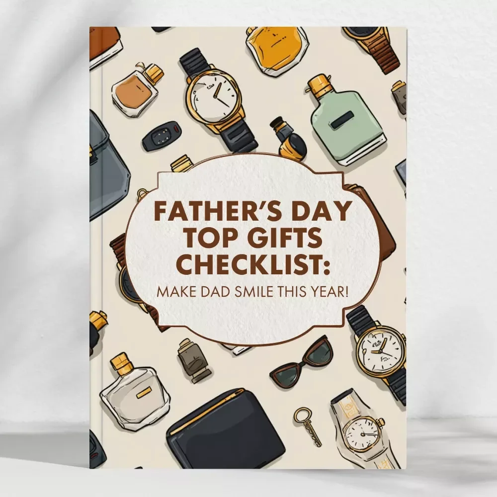 Father’s Day Top Gifts Checklist: Make Dad Smile This Year | Ultimate Digital Guide for Father’s Day Gift Ideas | Printable Gift Planner for Dads Who Deserve the Best