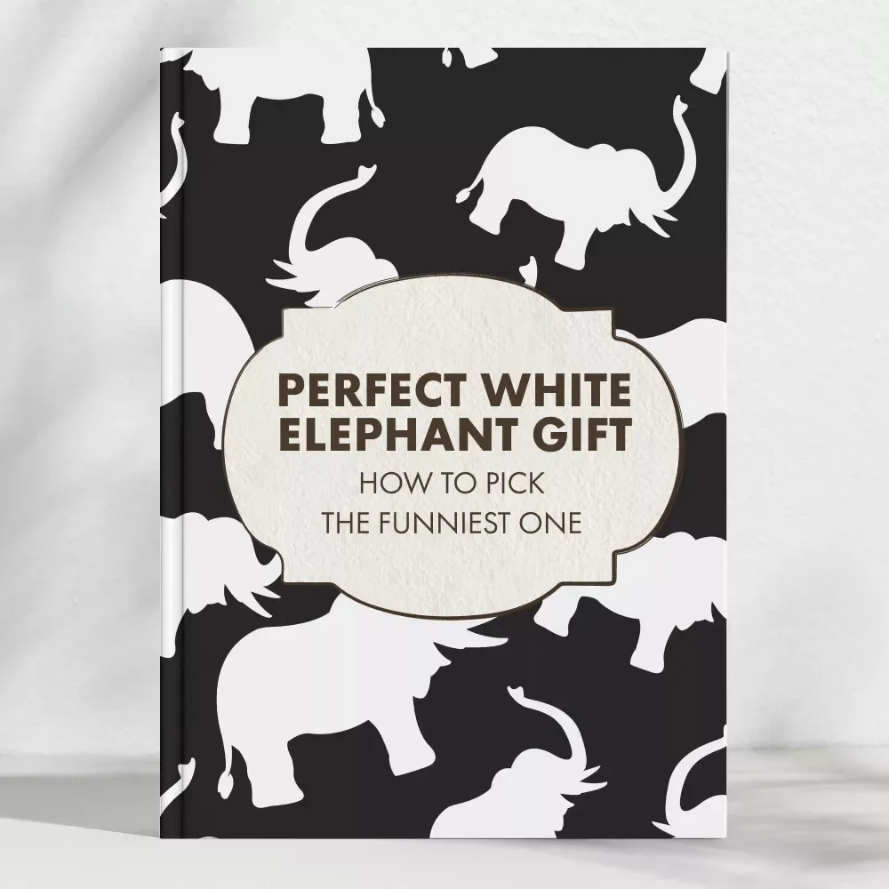 How to Pick the Perfect Funny White Elephant Gift | Printable Holiday Checklist for Funny White Elephant Gifts | Digital Download Party Gift Planner
